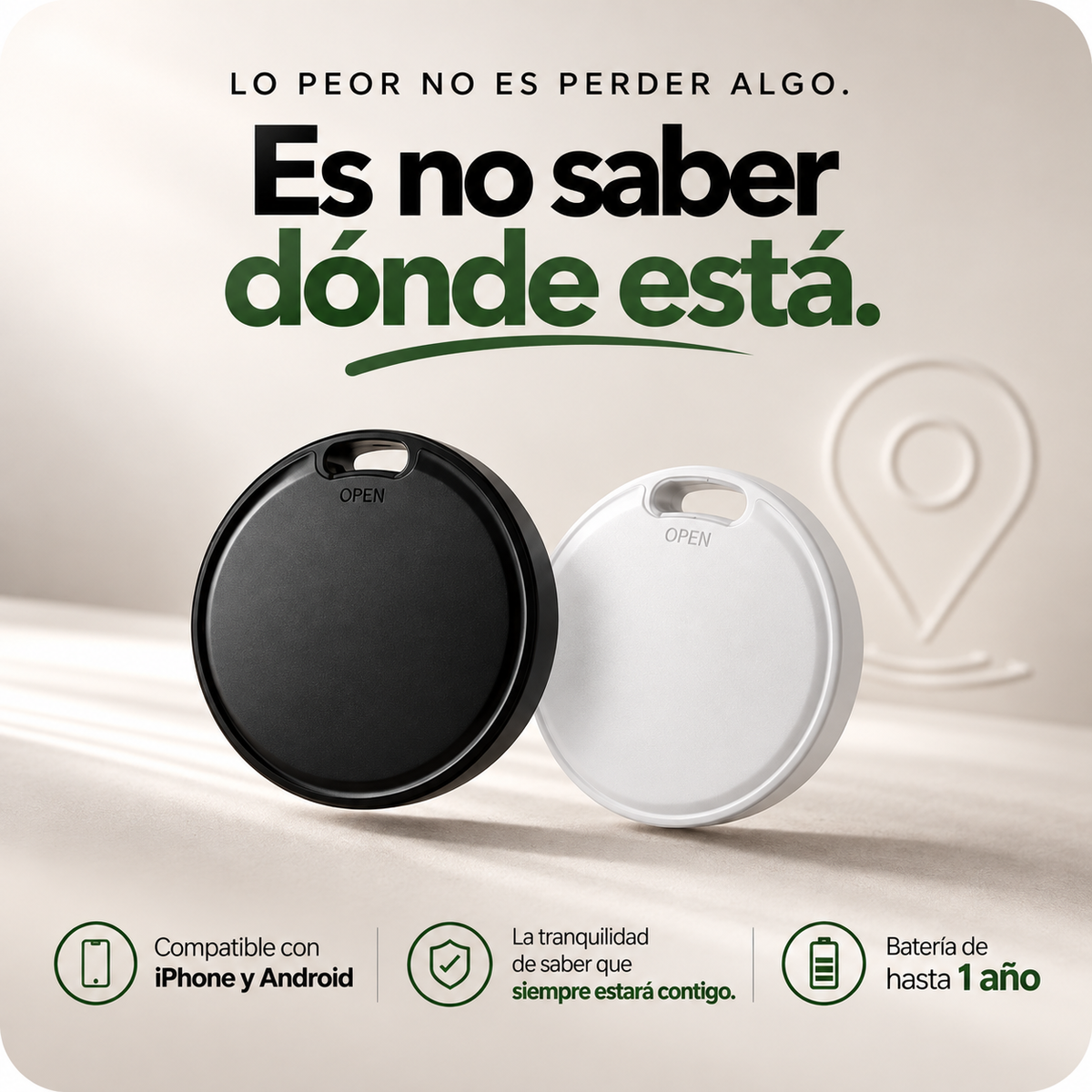 Chipy — pack de 2 unidades, negro y blanco