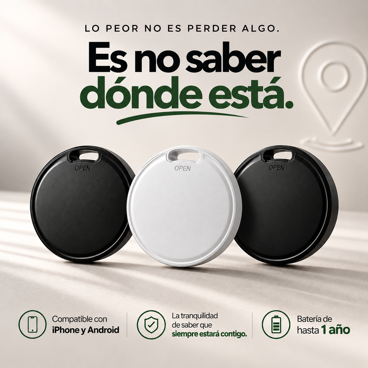 Chipy — pack de 3 unidades, dos negros y uno blanco
